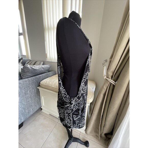 NWT MUDD Strappy Boho Romper Size XL  Black Shorts Jumpsuit Romper Pockets - Picture 4 of 7